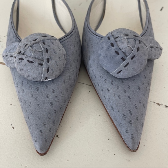 PRADA KITTEN HEELS - MATILDA DJERF INSPIRED - FLOWER - Picture 6 of 9